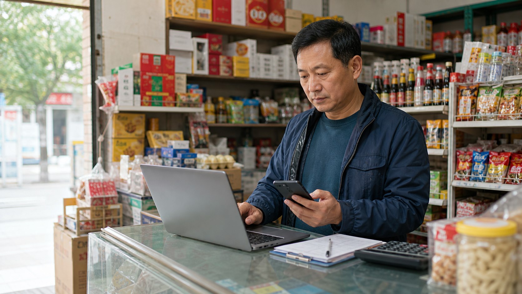 小店老板评估免费进销存软件的封面图